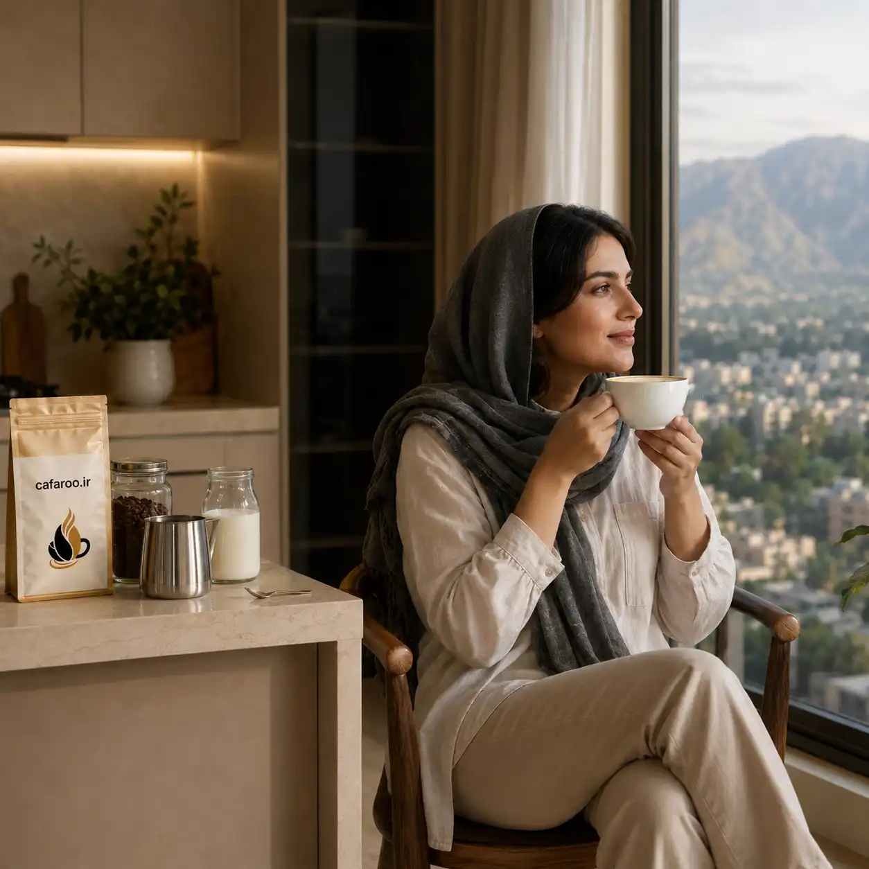 فنجان لته خوری سرامیکی